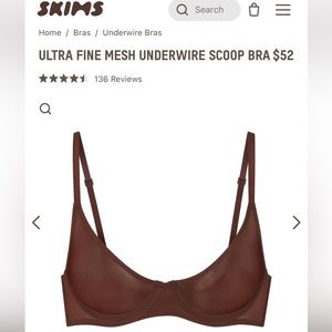 Skims Underwire Scoop Bra